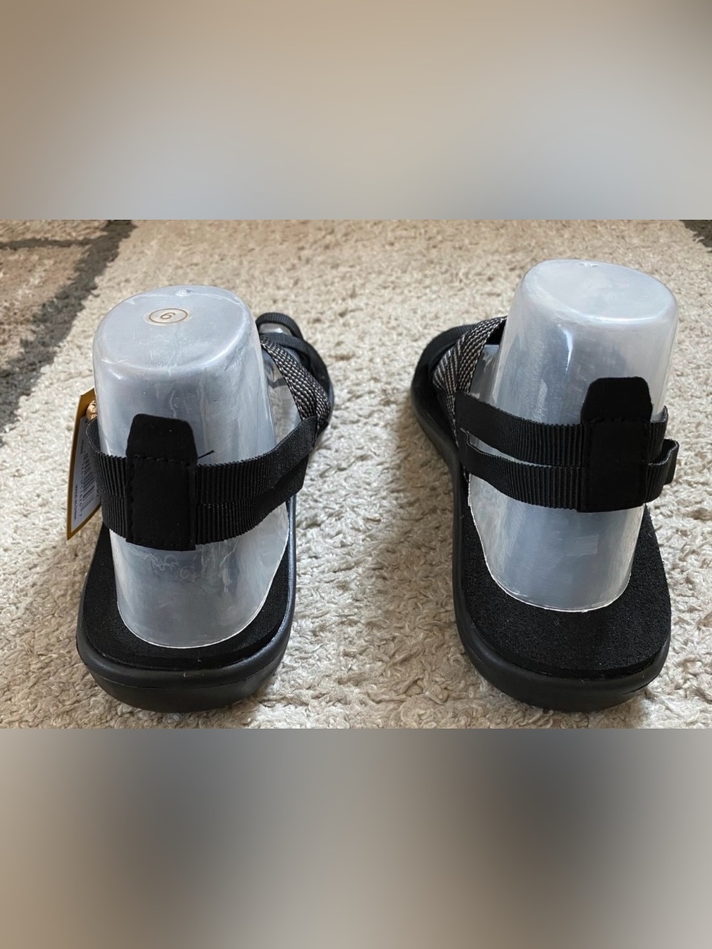 Teva Women's Voya Strappy Sandals Black - Picture 4 of 5